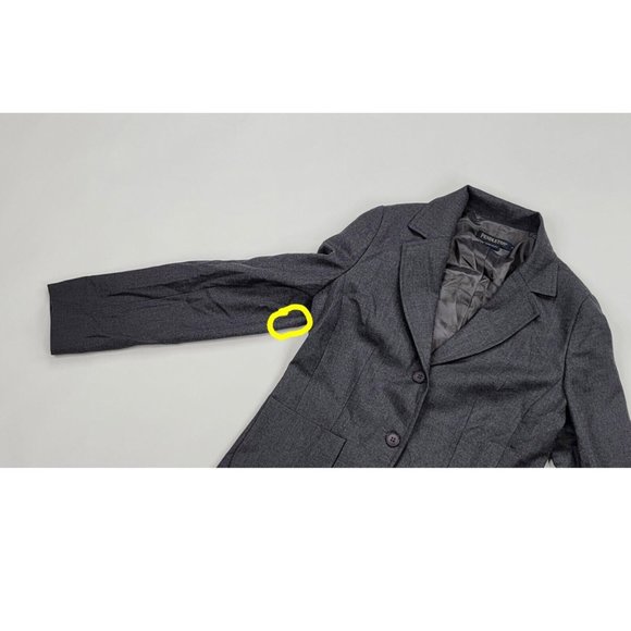 Pendleton Grey Two Pocket Jacket Womens Size 4 - Picture 3 of 11